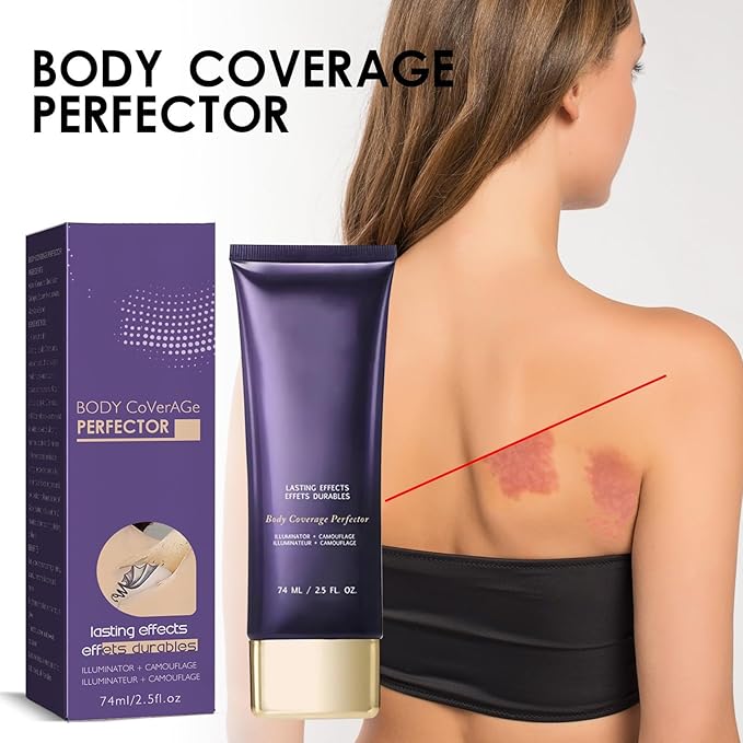 Body Coverage Perfector 2PCS Waterproof Leg & Body Makeup Tattoo Cover Up Makeup Natural Radiance