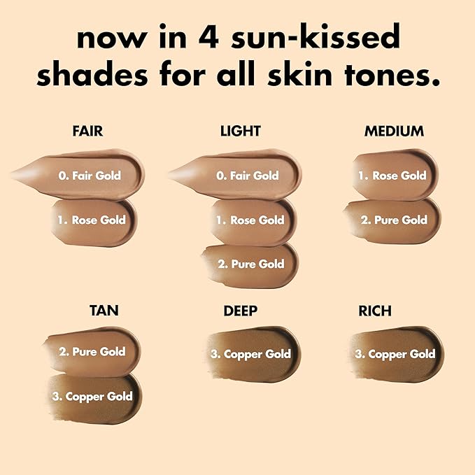 e.l.f. SKIN Bronzing Drops, Liquid Bronzer For Face & Skin, Creates A Sun-Kissed Glow, Infused With Vitamin E, Vegan & Cruelty-Free, Fair Gold