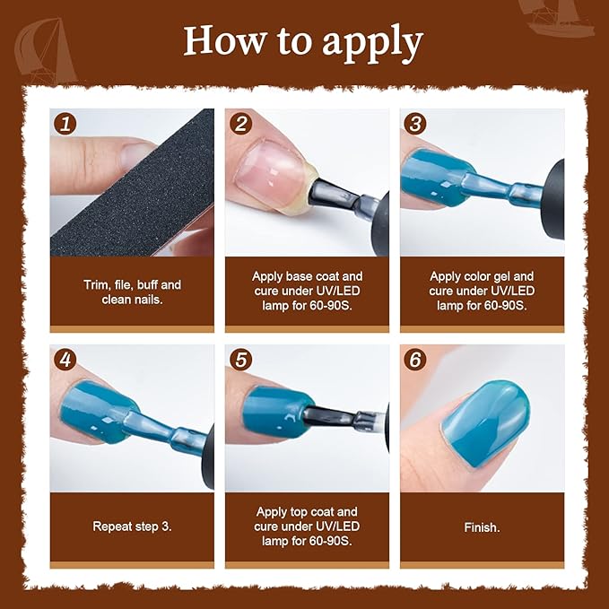 JODSONE 100 PCS (5 ml each) Gel Nail Polish Kit No Wipe Soak off Base Coat and Matte Glossy Top Coat Gel Polish Collections Gifts for Manicure Lovers