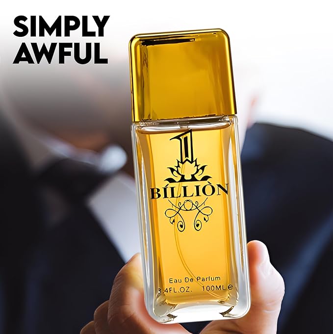 2PCS Valentine Milano/1 Billion Eau De Toilette for Men-Fresh,Romantic Scent Perfume for Men 3.4 Fl Oz Each Mens Cologne For All Skin Daily Used