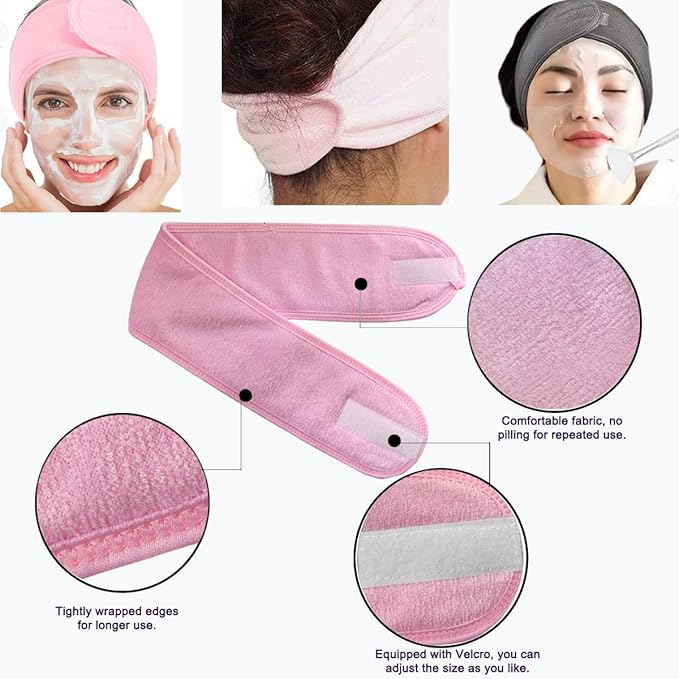 30 Pcs Esthetician Supplies for Facials Set,Facial Care DIY Tools 4 Silicone Facial Bowls 4 Facial Mask Fan Brushes 5 Facial Headbands, 8 Compressed Facial Sponges 8 Mask Applicators 1 Measuring Cups