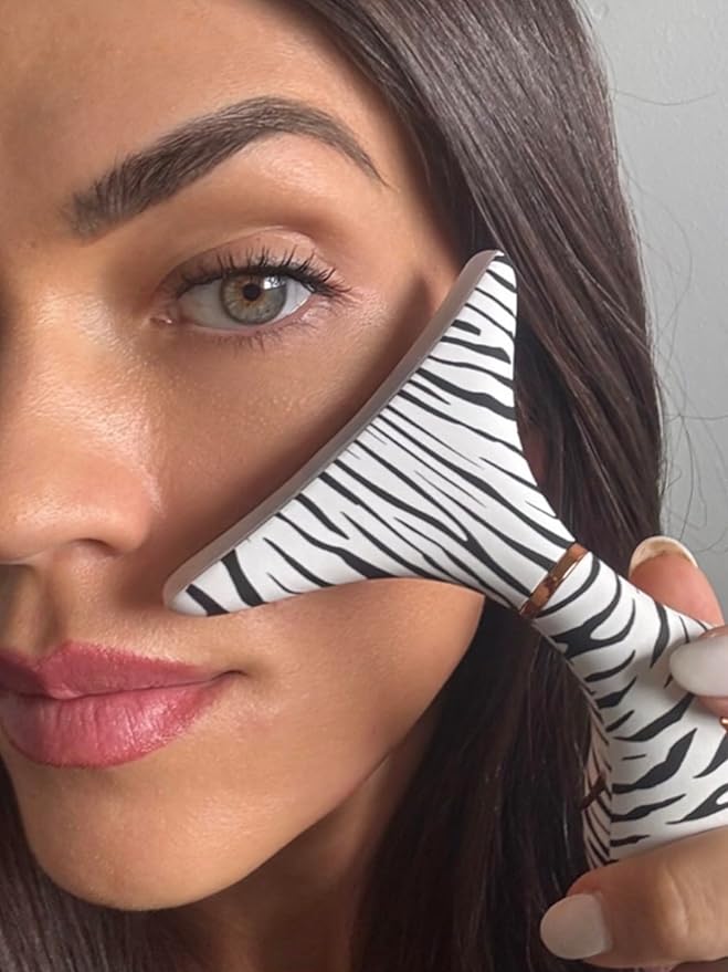 GLO24K Red Light for Face & Neck Beauty Device - 7 in 1 Facial Massager Tool and Neck Care Device for Neckline Care, Face and Neck Massager for Women