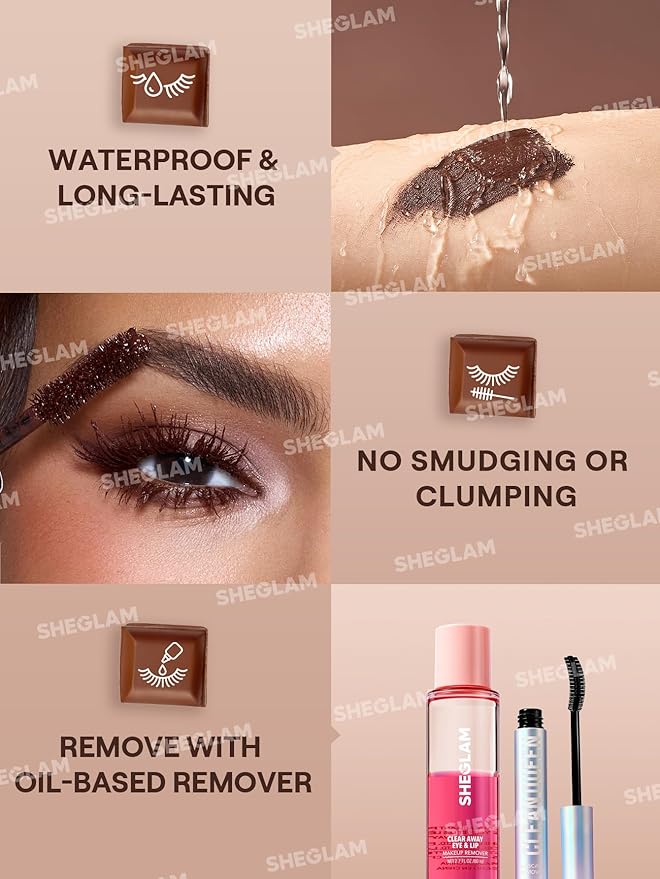 SHEGLAM All-In-One Volume & Length Mascara-Waterproof-Macchiato