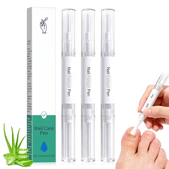 3PCS Orvalle Nail Fungus Pen, Nail Growth Treatment Repair Serum Twist Pen Activator for Repair &Strengthener, Easy to Apply, Fast Acting