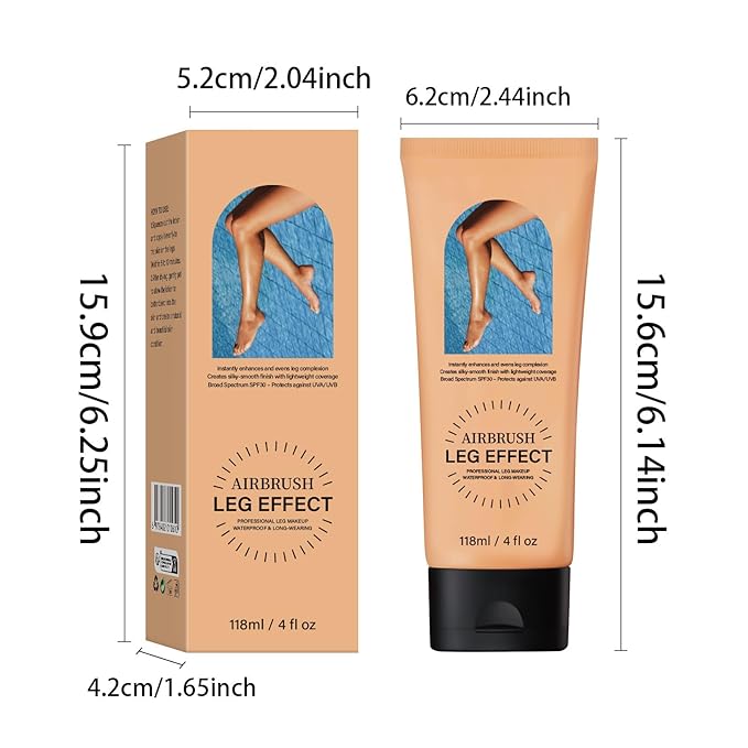 Leg Makeup Waterproof No Transfer, Light Long-Lasting, Easy Application, Legs & Body Concealer Makeup. (Fairest Glow)