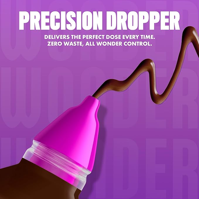 NYX PROFESSIONAL MAKEUP Make 'Em Wonder Liquid Foundation, 24HR Foundation Makeup With A Soft Matte Finish, Buildable Full Coverage - 43 Deep Ebony