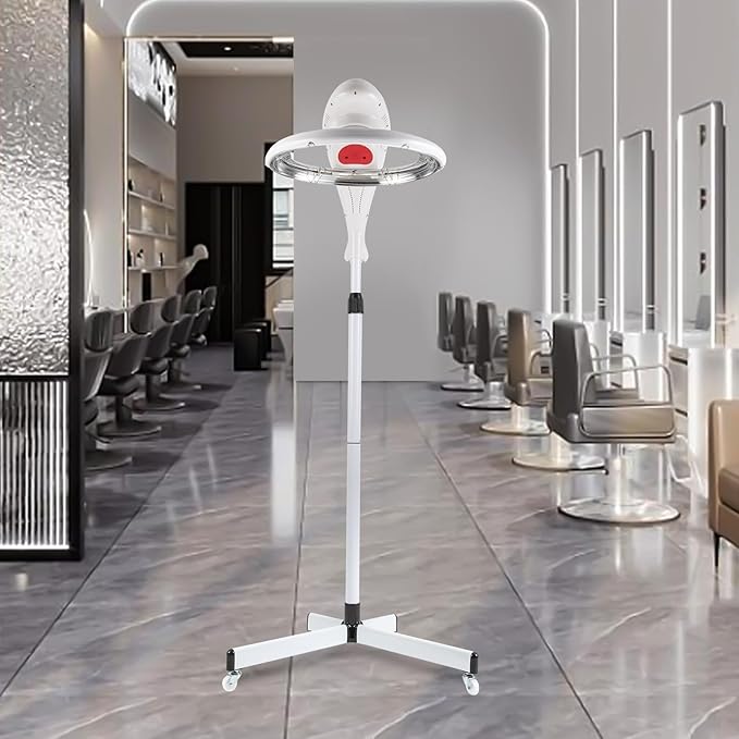 Professional Stand Hair Dryer,Orbiting Rotating Hair Processor Permed Colored Hair for Scalp Care Perfect for Salon,Spa,and Home Hair Care (Style 10)