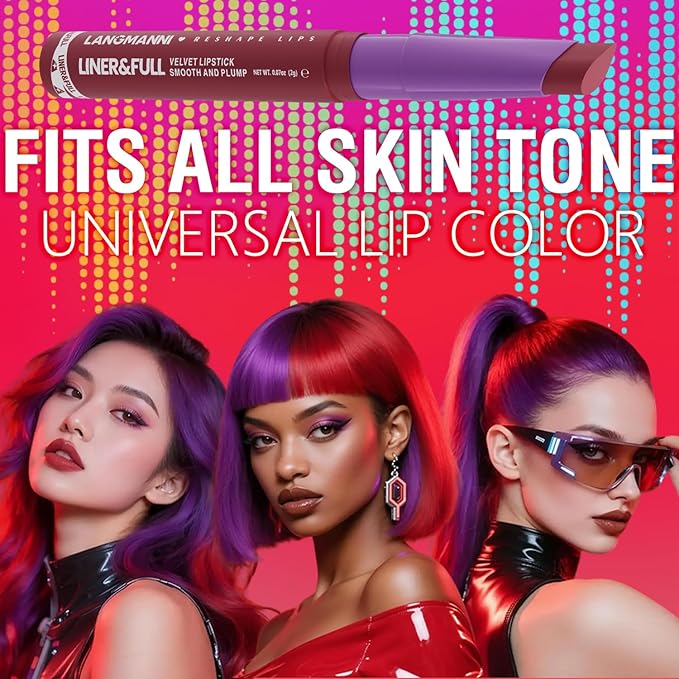 BestLand 6Pcs 2-in-1 Lipstick and Liner Lip Combo Set, Soft Sculpt Nude Collection – Creamy Matte Lip Crayon with Flat Edge Tip, Gradient & Ombre Lip Effect, MLBB Shades, Fuller Looking Lips