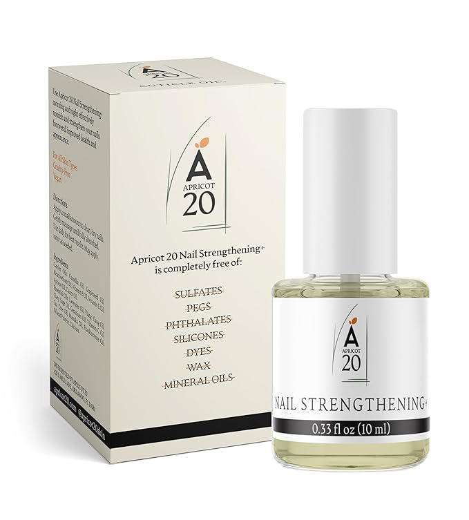 Nail Strengthening Oil Plus for Hands & Feet, Enhanced Growth & Repair for Damaged, Fungus, & Weak Nails, Nourishing 25 Essential & Carrier Oils Formula - 0.33 fl oz
