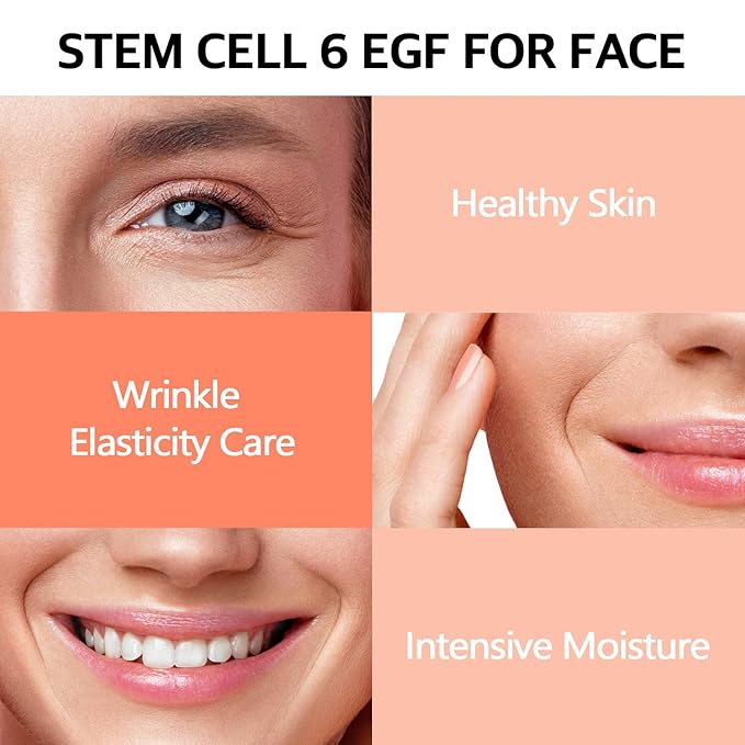 FABYOU Cell Renew Liposome Facial Cream 1.69 fl oz - Anti-Aging EGF Stem Cell Moisturizer for Face with 6GF (50,000ppm), Peptides & Ceramide, Korean Skin Care for Deep Hydration & Firming