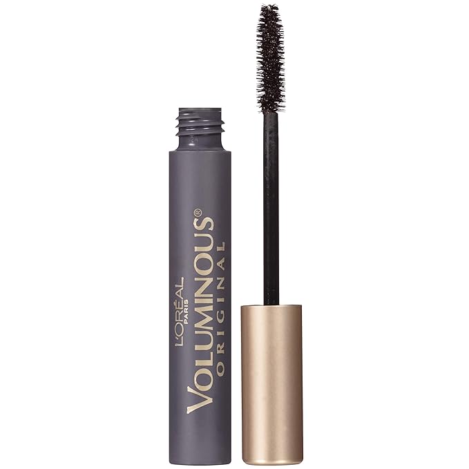 L'Oreal Paris Lash Serum + Voluminous Washable Blackest Black Mascara 0.25 Fl Oz Double pack