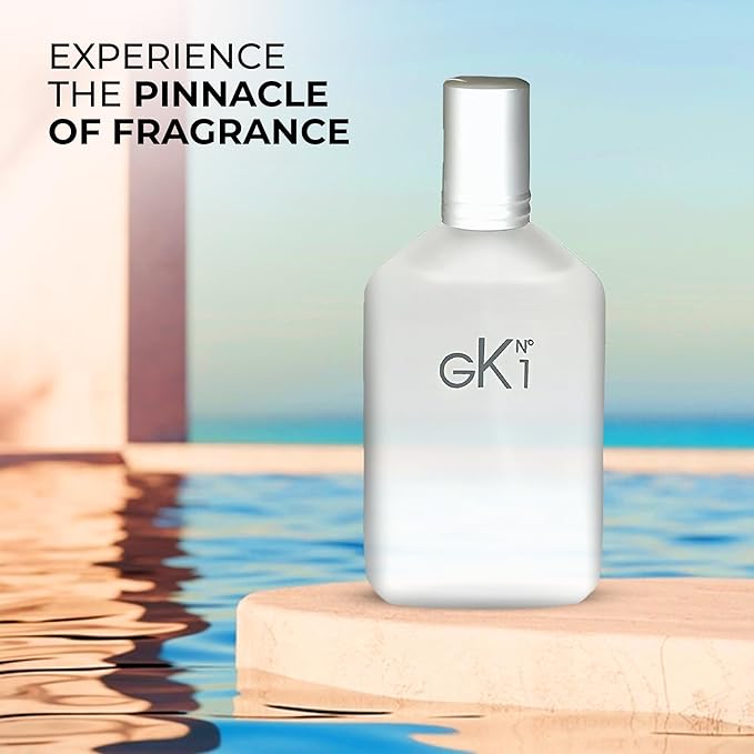 2PCS Valentine Milano/GK N1 Eau De Toilette for Men-Fresh,Romantic Scent Perfume for Men 3.4 Fl Oz Each Mens Cologne For All Skin Daily Used