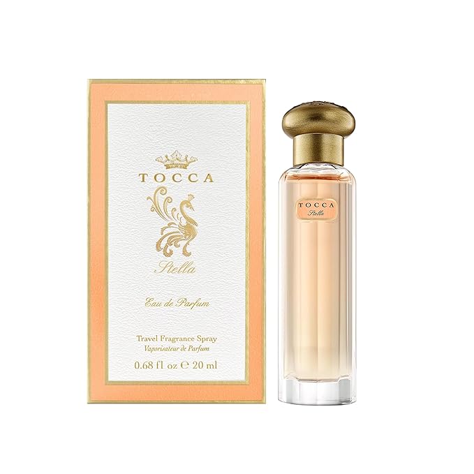 Tocca Stella (20ml + 50ml) Perfume Set for Women - Fresh Floral, Blood Orange, Freesia, Spicy Lily - Hand-Finished Bottle