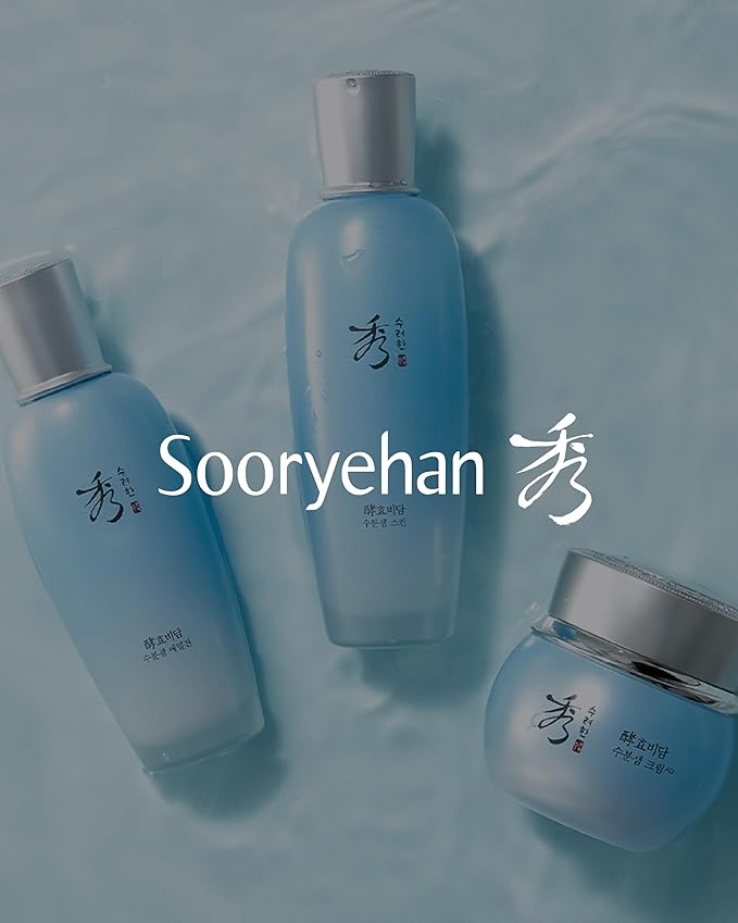 Sooryehan Hyobidam Water-Spring Emulsion (130ml/4.4fl oz) - Lightweight Moisturizer for Elasticity, Hydrating Lotion. Premium Korean Skin Care. Fermented Ginseng, Hyaluronic Acid,