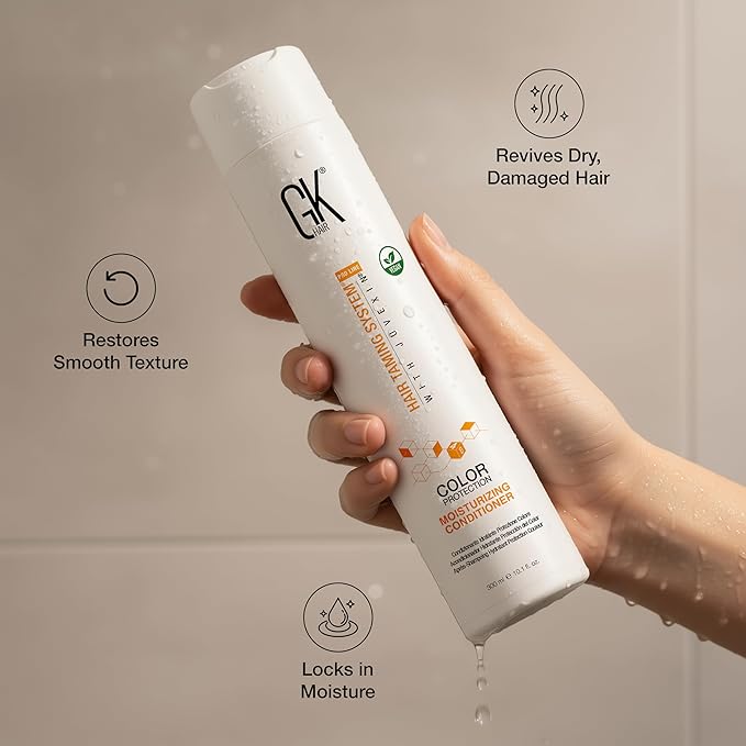 GK HAIR shampoo and conditioner set - Sulfate Free shampoo and Conditioner For Volumizing, Hydrating & Color Treated Hair-Made with Aloe vera, Parki Butter- Free of Parabens & Phthalates (10.1 Fl Oz)