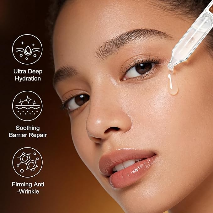 Ultra Hyaluronic Acid Serum for Face – 8 HA Forms + Matrixyl 3000 for Multi-Layer Hydration & Anti-Aging Firmness Support, Collagen Tri-Complex & Peptide Repair (0.05 Fl.oz x 30e)