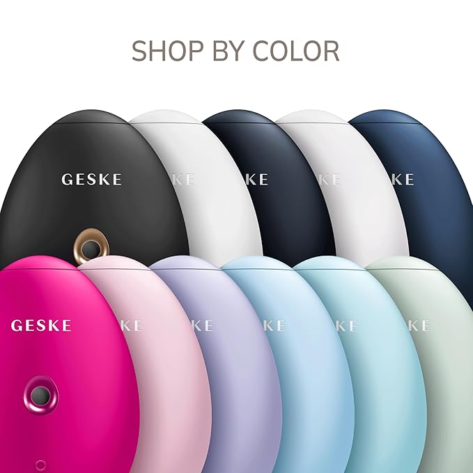 GESKE SmartAppGuided™ Facial Hydration Refresher | 4 in 1 | Water Atomizer | Moisturizing Spray Machine | Face Mister | Humidifier for Natural Glow | Reduce Redness & Dry Skin