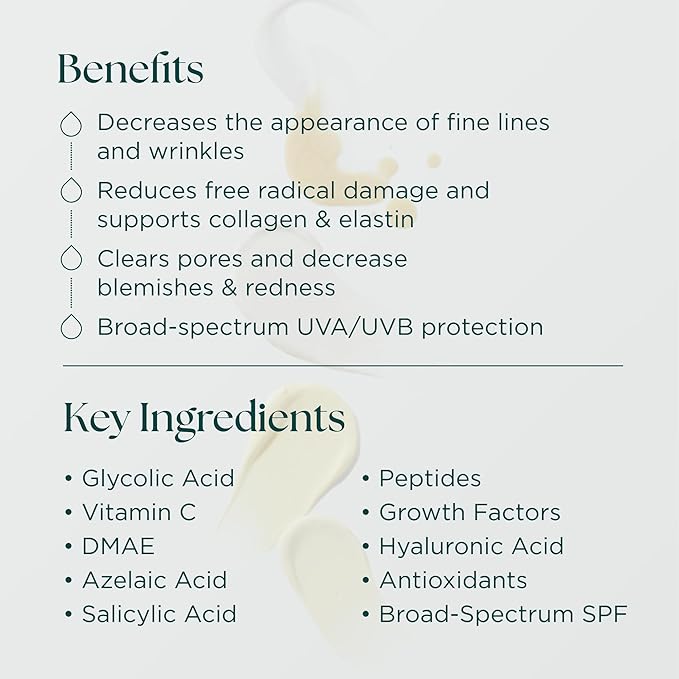 Marini SkinSolutions Skin Care Management System, Normal to Combination Skin with Physical Protectant Tinted SPF 45 - Cruelty Free - Made in the USA