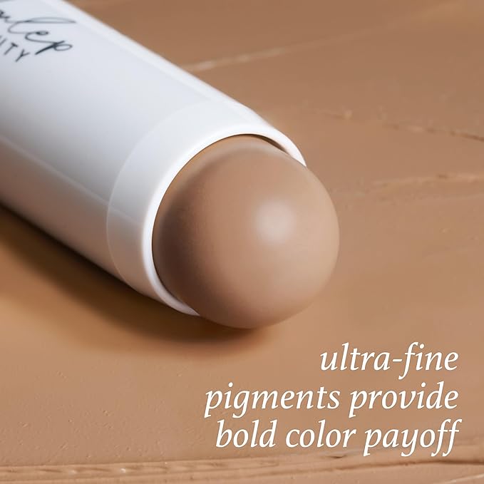 Julep Skip the Brush Cream to Powder Bronzer & Contour Stick - Cool Taupe Fair to Light skin tones - Long Lasting Blendable and Buildable Color -Multi-Use 2-in-1 Blush and Lip Makeup Stick