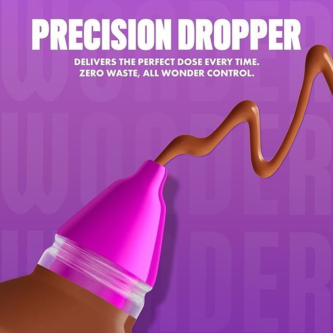 NYX PROFESSIONAL MAKEUP Make 'Em Wonder Liquid Foundation, 24HR Foundation Makeup With A Soft Matte Finish, Buildable Full Coverage - 37 Deep Rich