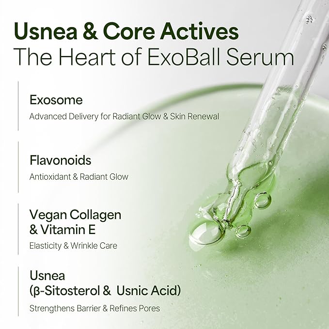 Exosome Glow Serum, Niacinamide & Collagen Face Serum for Glass Skin, Hydrating Pore Minimizer & Brightening, Korean Skincare, 1.01 fl oz