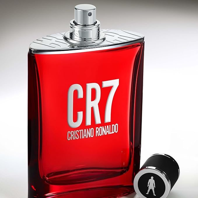 CR7 Cristiano Ronaldo - Eau De Toilette Cologne Scent for Men - Woody, Musky Scent with Lavender, Cardamom, Tobacco, and Cedar - From Cristiano Ronaldo’s Original Men’s Fragrance Collection - 3.4 oz