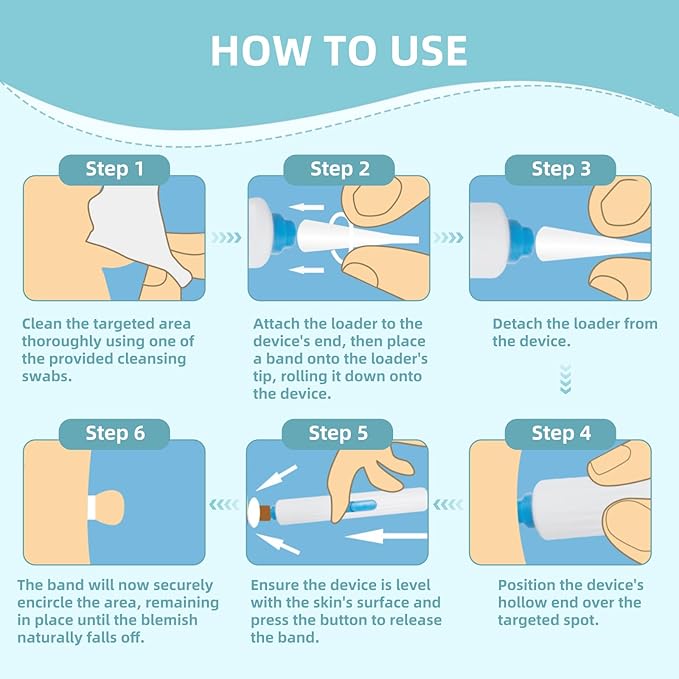 Wart Remover Auto Skin Care Tools for Home Use,Portable and Easy to Use, Safe and Effective for Men & Women