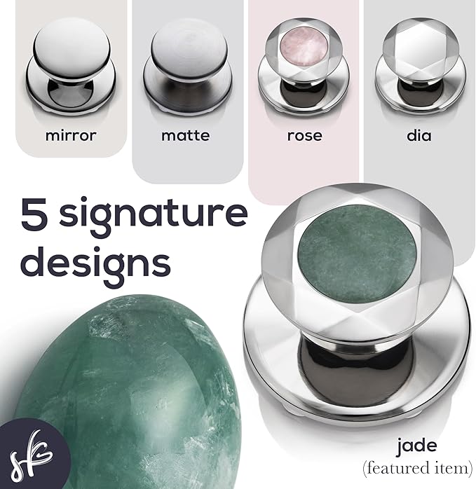 Kairetool Face & Body Massager, Lymphatic Drainage, Deep Tissue Massage, Pressure Point Therapy for Depuffing and Debloating, Fascia and Myofascial Release, Reduces Look of Cellulite, Jade