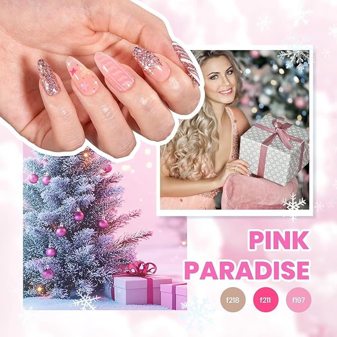 Beetles Gel Nail Polish Kit with U V Light - 32 Colors Nail Kit 55 Pcs Gel Polish Set Four Seasons Glow Pro Base & Matte Glossy Top Coat Nails Stuff Soak Off DIY Art Set Gifts for Women Teen Girls