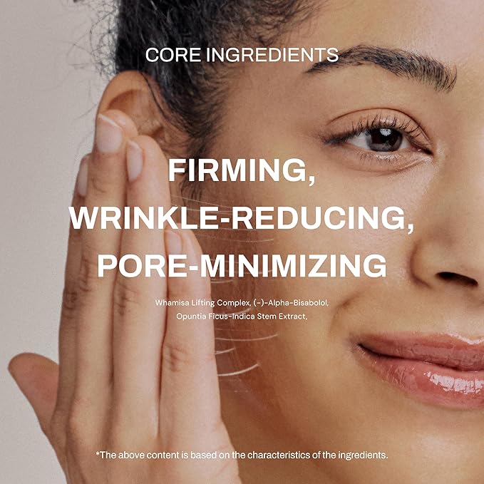 Whamisa Organic Cactus Magic Serum, Anti-Wrinkle & Brightening, Renewing Care, Skin Barrier Support, Fermented Ingredients, Hydrating, Facial Ampoule, Pore Refining, Korean Skin Care (32ml)