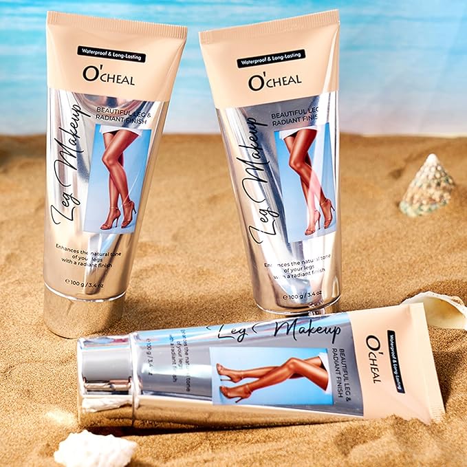 Leg Makeup Concealer, Leg Cream Waterproof Flawless Body Foundation Cream, Skin Tattoo Scars Concealer, Suitable for Natural, Healthy Skin Tones 100g