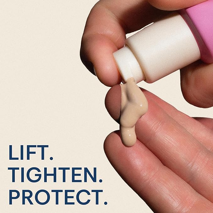 The Skinny Confidential Tinted Sunscreen, SPF 40 - Fragrance Free Face Moisturizer with No White Cast - Non-Greasy & Lightweight Caffeinated Mineral Sunscreen Lotion with Zinc Oxide & Titanium Dioxide