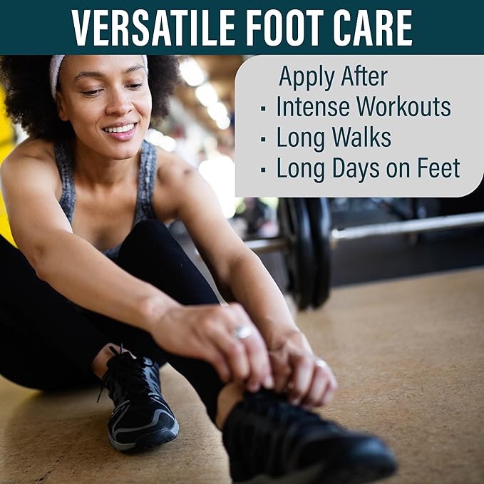 NUVADERMIS Tea Tree Oil Foot Cream – Effective Recovery Cream for Dry, Cracked Feet, Athlete’s Foot, Ringworm & Itchy Skin – Soothing Moisturizer – 7 oz