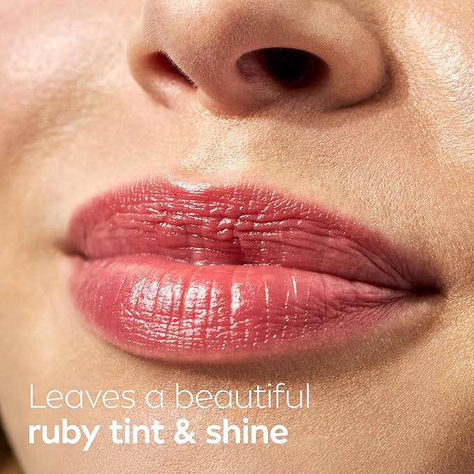 NIVEA Cherry Lip Care, Tinted Lip Balm Pack with Shea Butter, Nourishing Oils and Vitamin C & E, 3-in-1 Moisture, Repair and Color, 0.17 Oz Stick, Pack of 4