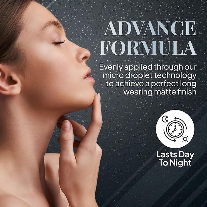 ERA Beauty Essentials Airbrush Makeup Collection (Era Face spray on Foundation - R2 Ivory + Era Primer + Sponge)