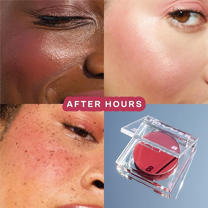 Tower 28 BeachPlease Cream Blush + Tinted Lip Balm - Multi-Use Lip Tint + Dewy Blush for Cheeks With Aloe Vera + Green Tea - Vegan, Non-Comedogenic Makeup for Sensitive Skin - After Hours (0.16 oz)