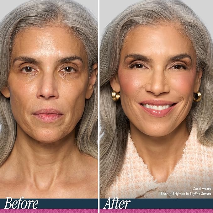 LAURA GELLER NEW YORK Limited Edition Baked Blush-n-Brighten Marbleized Blush - Skyline Sunset - Pink Color for Cheeks