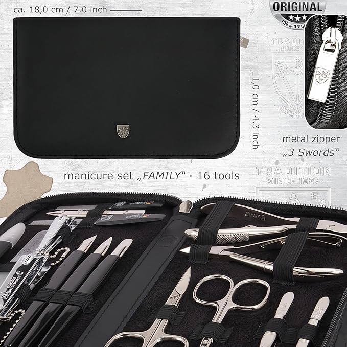 3 Swords Germany – Manicure Pedicure Grooming Set kit (548)