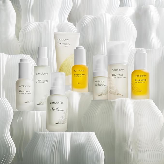 symbiome Revitalizing Face Oil, Postbiomic Hydrating Oil for Face, Facial Moisturizer, Facial Oil for Women, Skin Essentials Vegan and Organic 30 mL