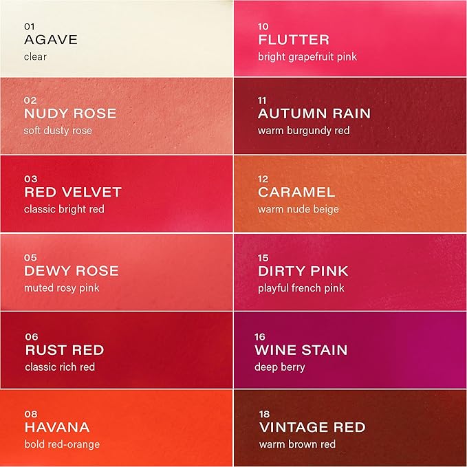 Melixir Vegan Lip Butter (12 Colors), Hydrating Tinted Lip Balm Stick, Bee-Free, Petrolatum-Free, Plant-Based, Moisturizes Dry & Chapped Lips With Shea Butter, Sheer, Natural Finish - #06 Rust Red