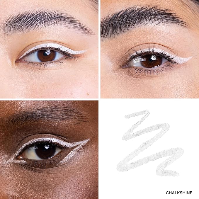 OFIR Waterproof Eye Pencil | Vegan, Cruelty-Free & Smudge-Proof | Creamy Gel Formula for Smooth Application | Long-Lasting, Full-Coverage, Precise Eyeliner Pencil (Chalkshine - Pearlescent White)