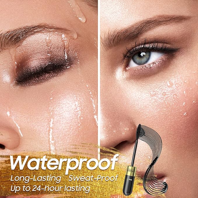 Waterproof & Long-Lasting Tubing Black Mascara, Defining and Lengthening Tubing Mascara Create Beauty Charming Eye Make up | Vegan & Cruelty Free (Pack of 1)