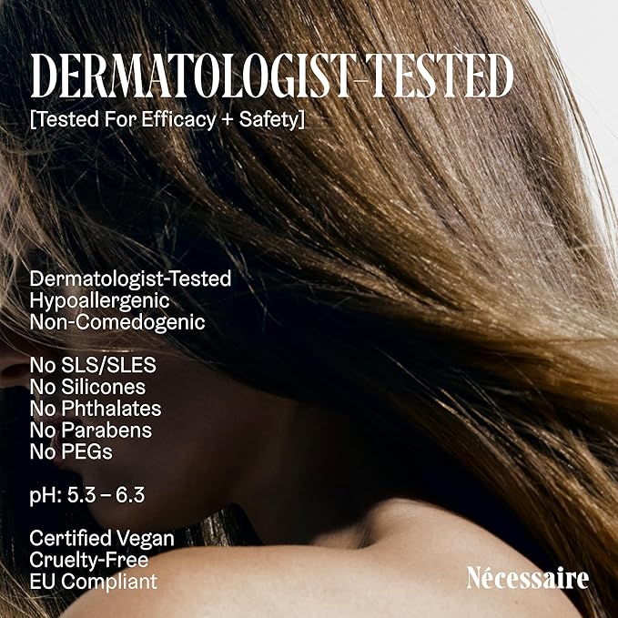 Nécessaire Rosemary Shampoo With Pump | Multi-Protein Strengthening Conditioner For Thinning Hair. For Women + Men. Good For All Hair Types/Textures. Color-Safe. 500 ml / 16.9 oz