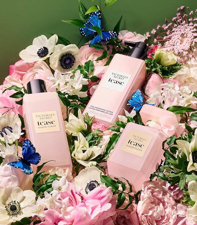 Victoria's Secret Tease Sugar Fleur Eau de Parfum, Notes of Fresh Apple, Floral Bud and Pink Caramel, Perfumes for Women (1.7 oz)