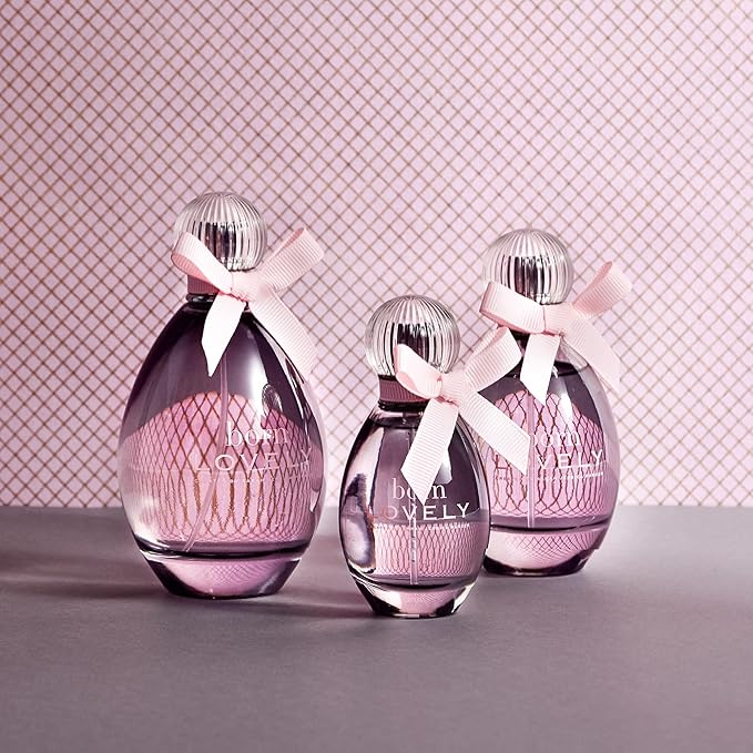 SJP Born Lovely Lush, Sweet, Elegant Amber Floral Eau De Parfum Spray Fragrance for Women - Mandarin, Peony, Honeysuckle, and Freesia - Intense, Long Lasting Scent - 1.7 oz