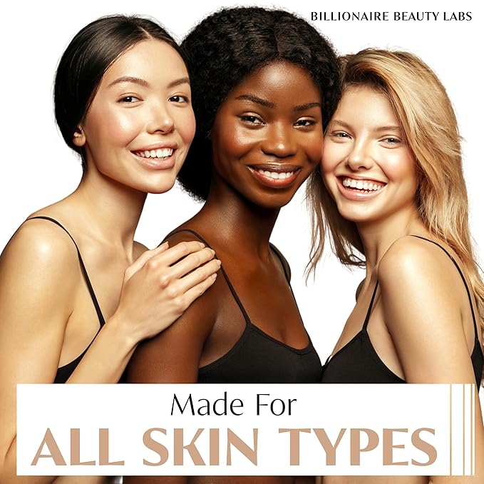 BILLIONAIRE BEAUTY LABS Anti-Aging Collagen Peptide Face Cream – Firming Face Moisturizer with Hyaluronic Acid, Fragrance-Free, Non-Greasy, for Tightening, Smoothing, Younger-Looking Skin – 1.7 oz