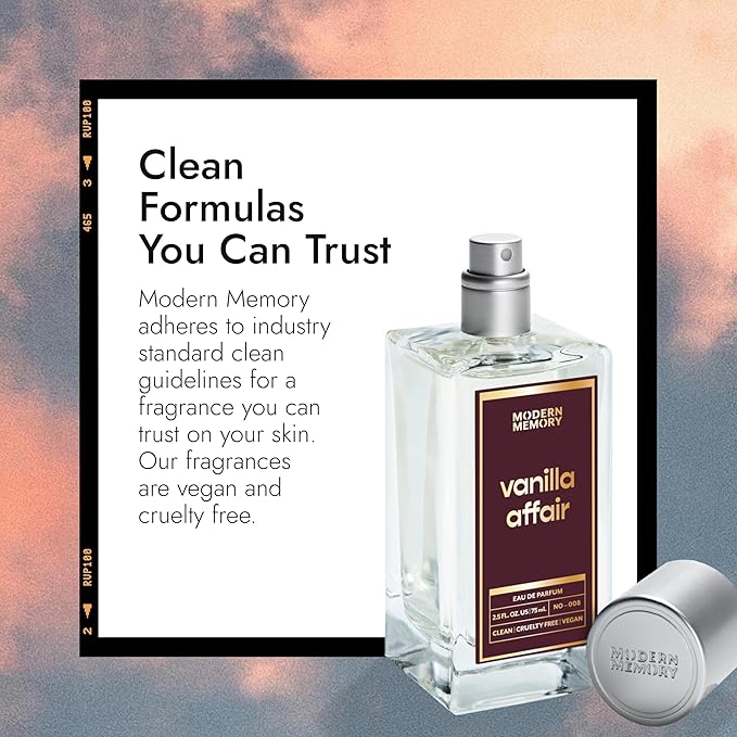 Modern Memory Vanilla Affair Eau de Parfum for Women, 2.5 fl oz - Notes of Vanilla Orchid, Brown Sugar & Patchouli