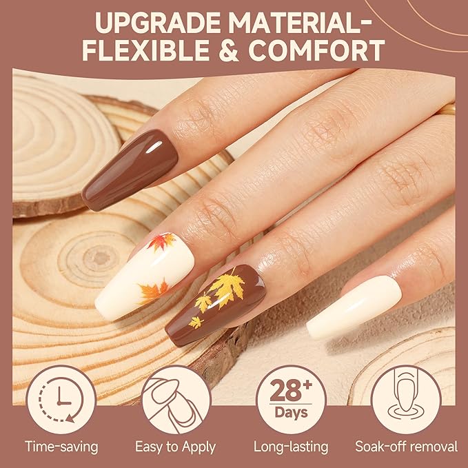 UNA GELLA Coffin Nails Tips, 216 PCS Soft Gel Nail Tips Coffin Half Matte Full Cover False Nails Pre-shaped Clear Acrylic Press on Nails Medium for Nail Extensions Home DIY Salon, 12 Sizes