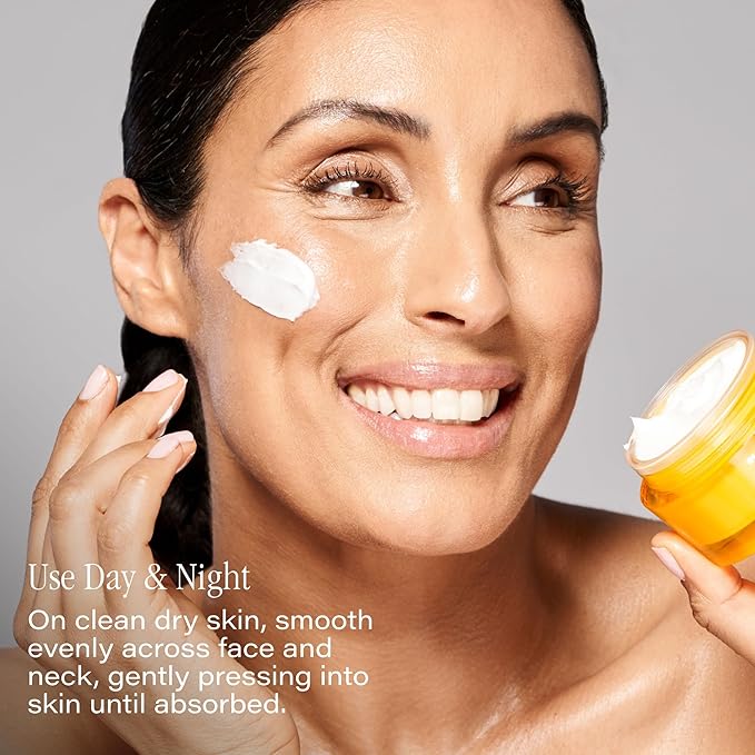 Luminous Facial Oil and Face Firming Cream Set - Anti-Aging Skin Care Duo to Reduce Fine Lines, Wrinkles & Strengthen Skins Barrier with Vitamin C & Manuka Honey