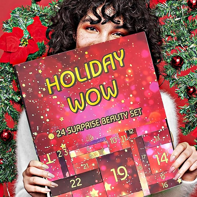 Makeup Advent Calendar 2025 Teens Girls Christmas Countdown Calendar Makeup Gift Set,Xmas 24 Individually Gift Box Calendar for Women Full Make up Kit